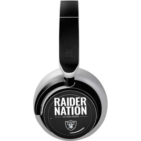 NFL Las Vegas Raiders Team Motto Surface Headphones Skin